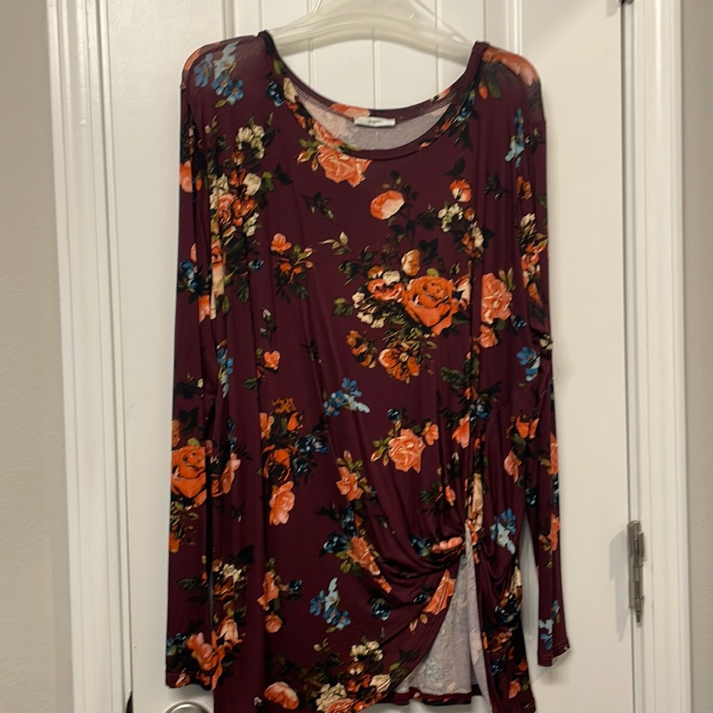 large floral top